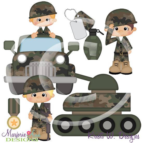 Military Boys SVG Cutting Files Includes Clipart - Click Image to Close